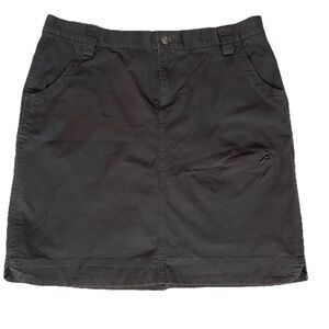 Duluth Trading Co Black Mini Skirt